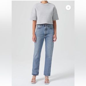 Agolde 90’s Pinch Waist Medium Wash Jeans. Size 24